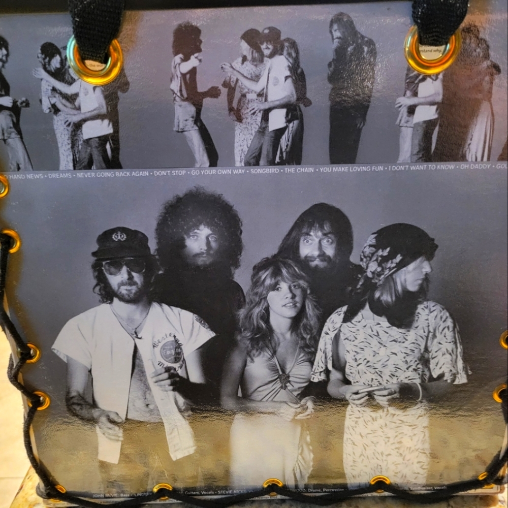 Fleetwood mac purse made from ACTUAL album.